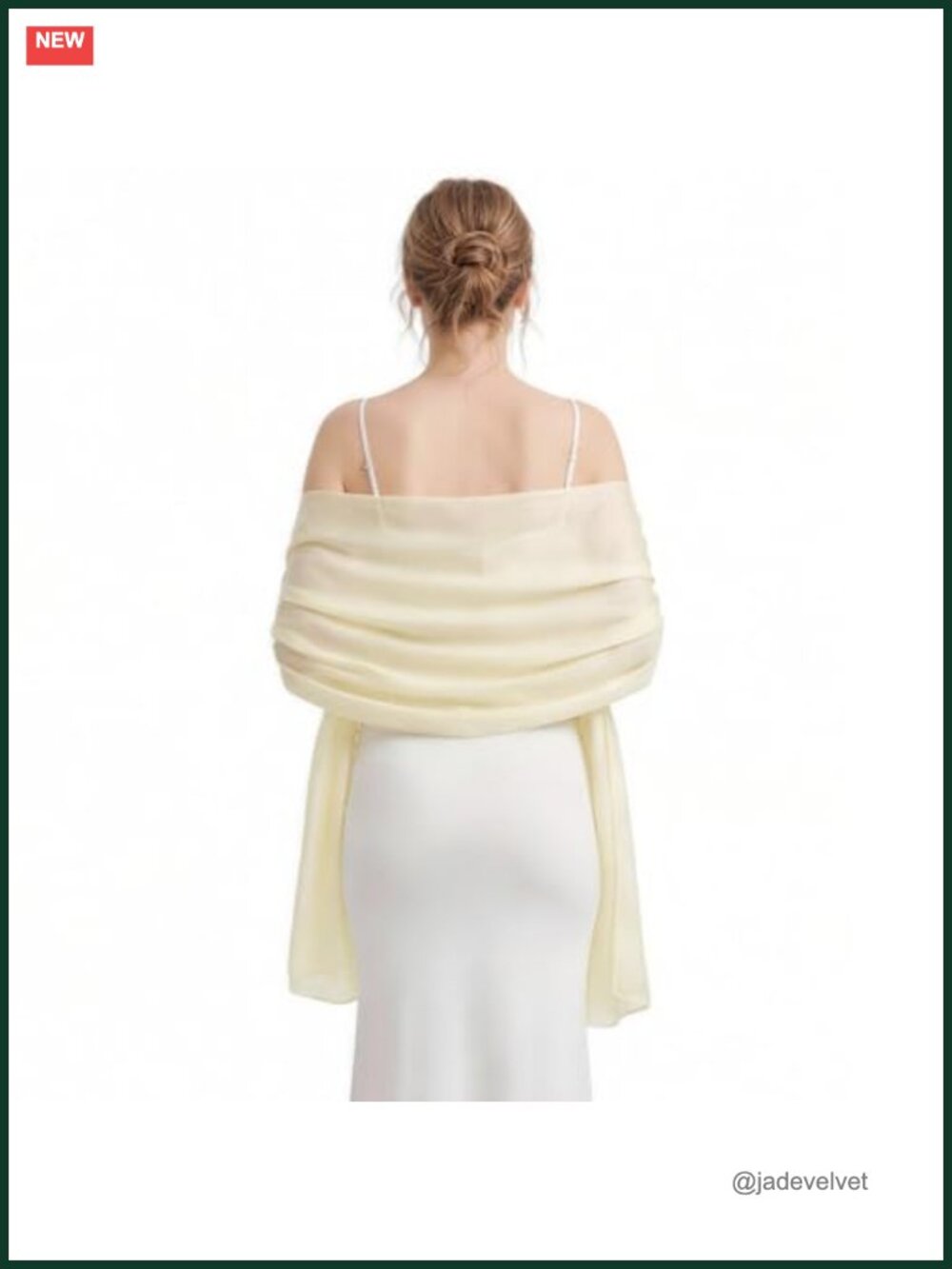Chiffon Shawl Wrap Sheer Scarf Evening Wedding Bridal Formal Pashmina